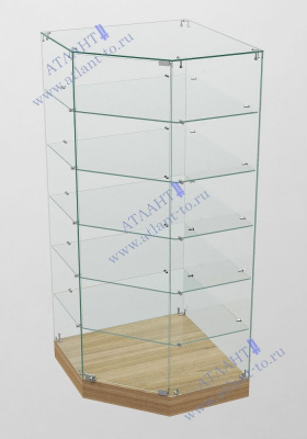 12Д-Витрина из стекла серия "Бюджет"