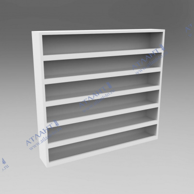 Витрина для лаков подвесная с бортиками ВЛП-3